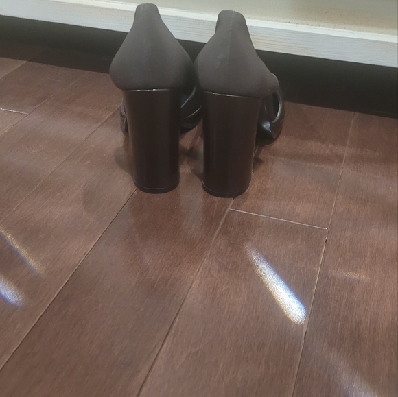 Browns Couture Block Heel Cut Out Shoed New Size 37 - Picture 5 of 9